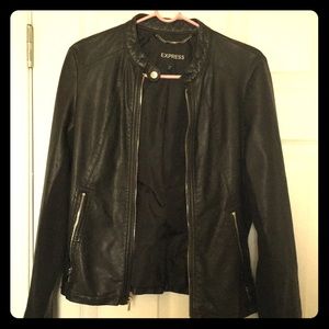 Vegan (faux) leather jacket